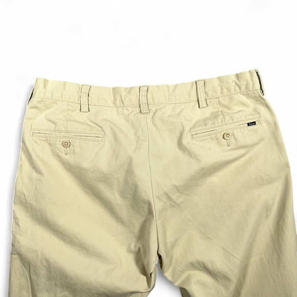 Polo Ralph Lauren Pants Mens 35x31 Brown Classic Fit Chino Flat Front - Picture 8 of 12